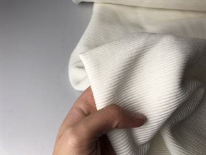 Jersey - offwhite og små riller